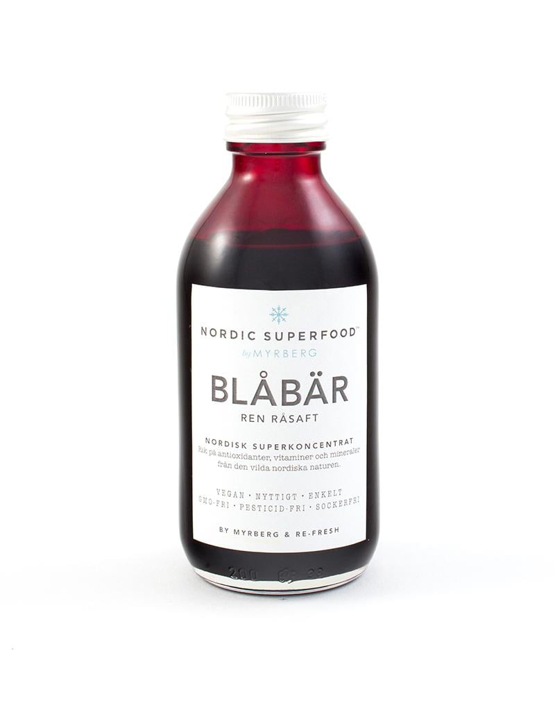 Nordic Superfood by Myrberg Blåbär Raw Juice Koncentrat 195 ml