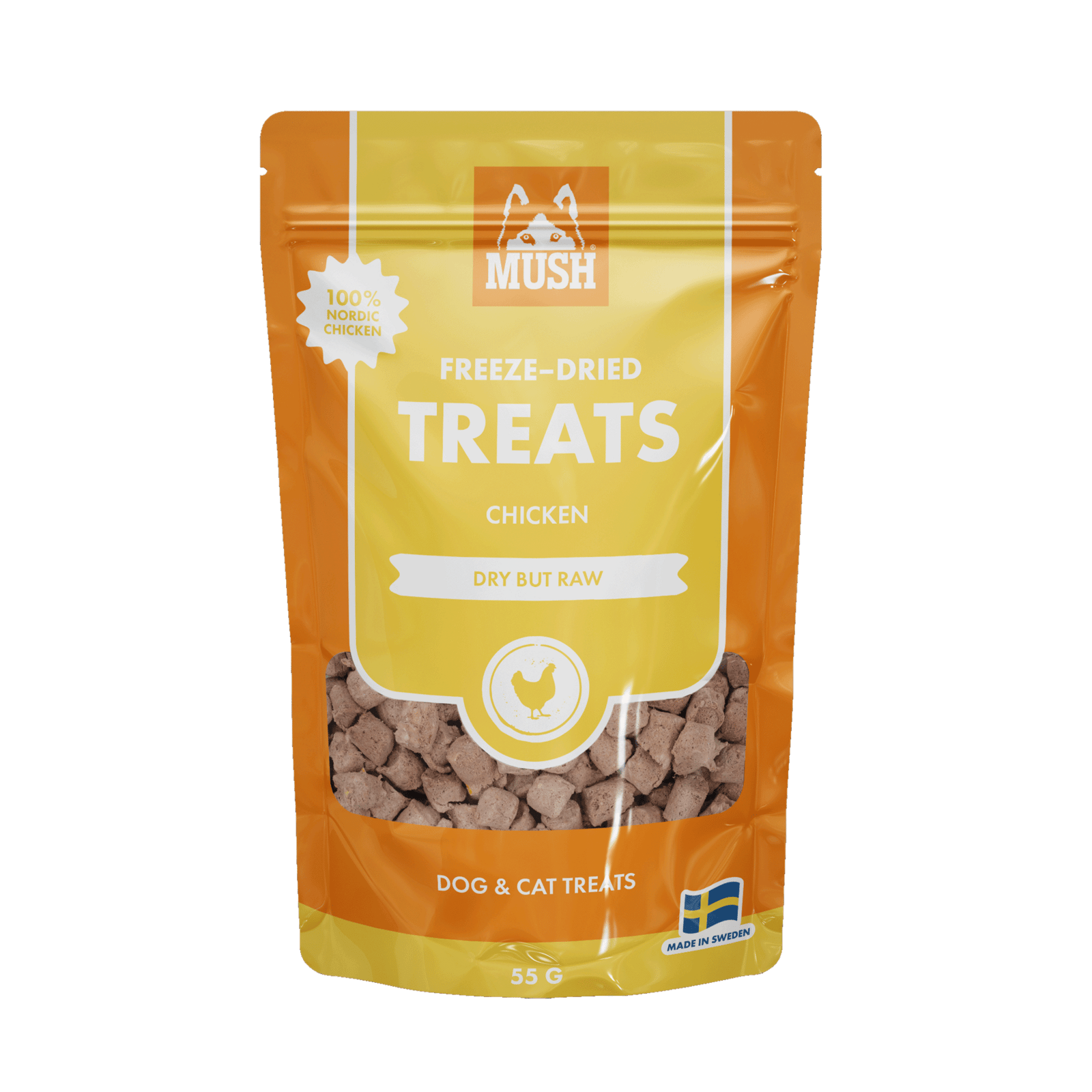 MUSH Treats Frystorkat Kyckling