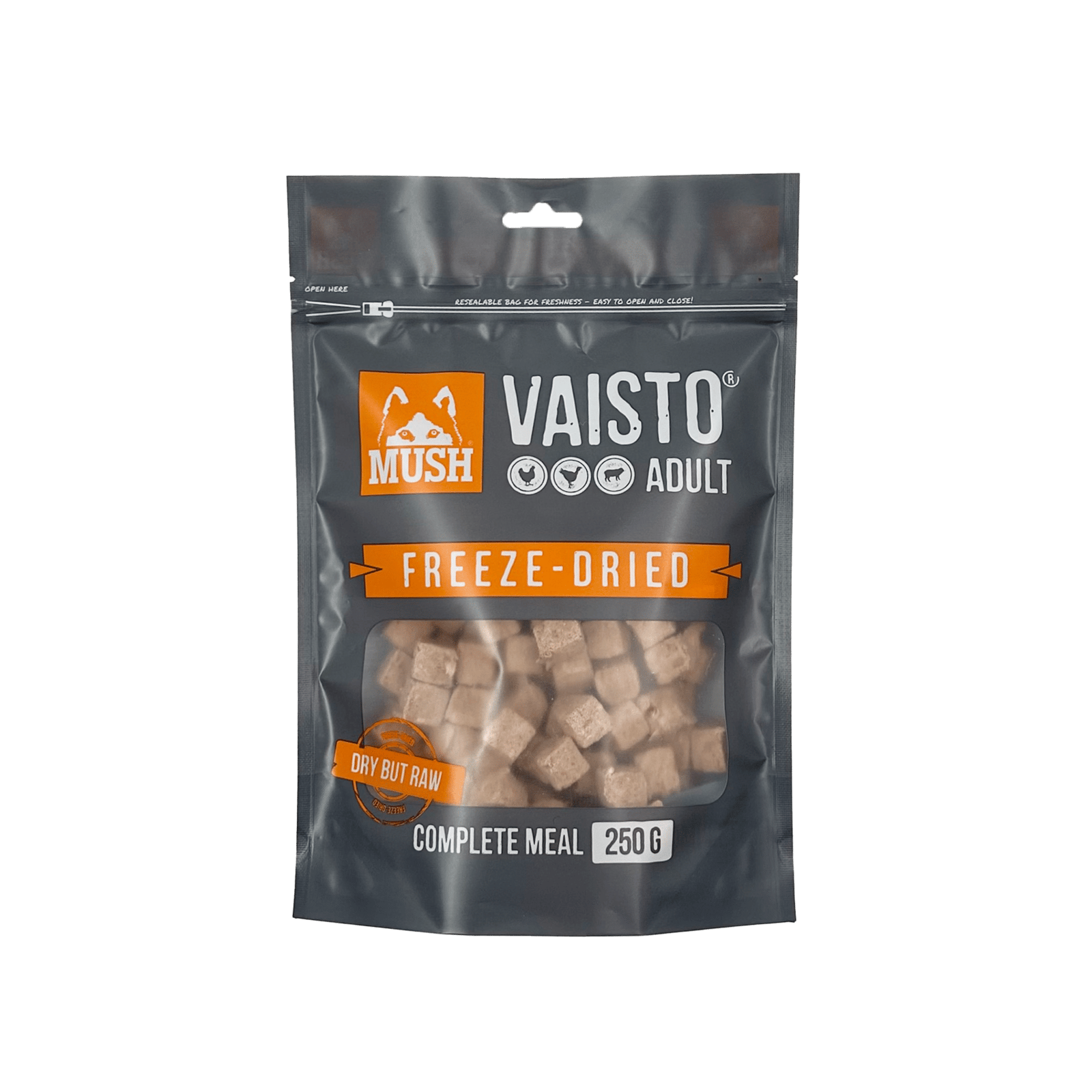 MUSH Vaisto Grå Frystorkat