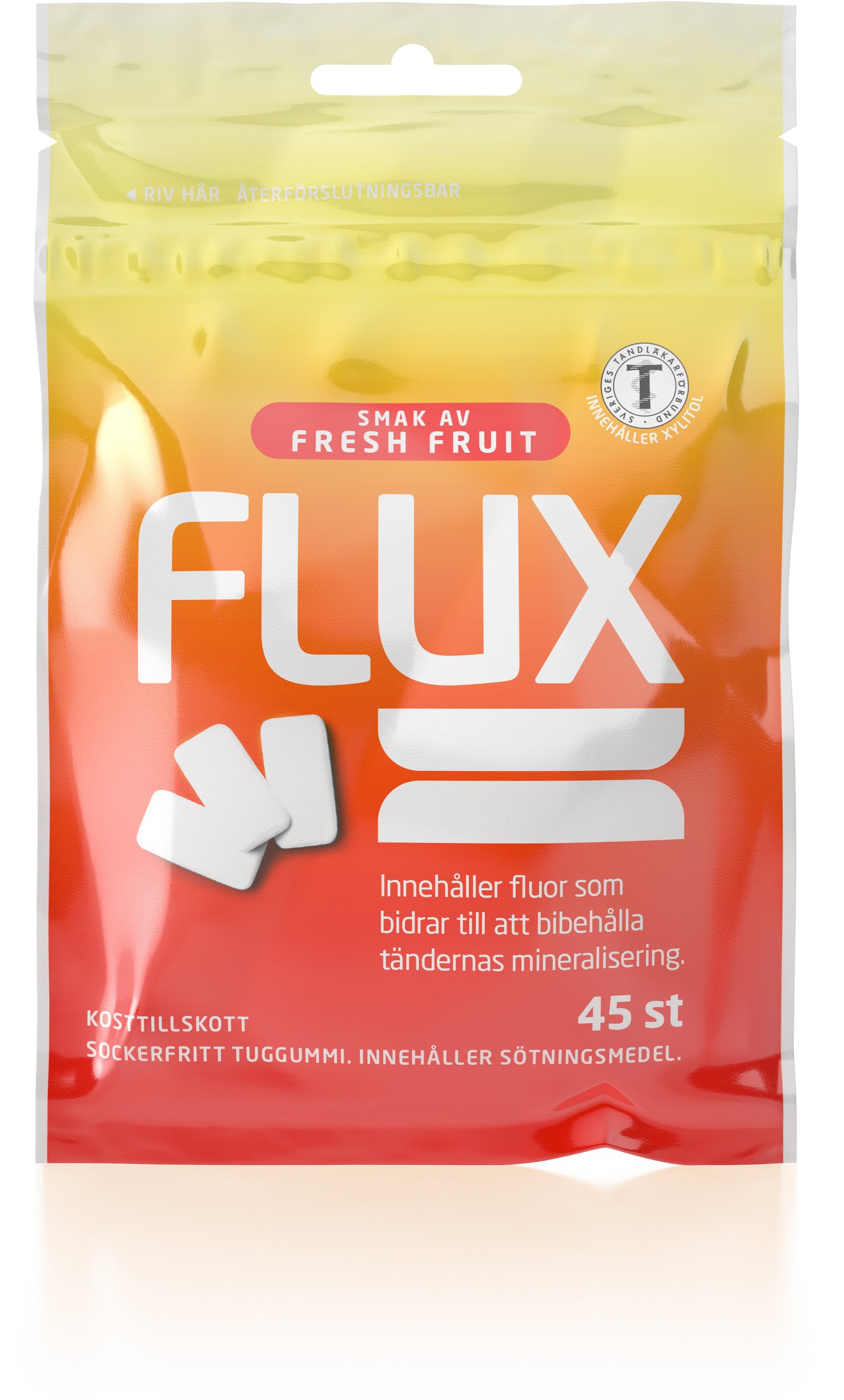FLUX Tuggummi Fresh Fruit 45 st
