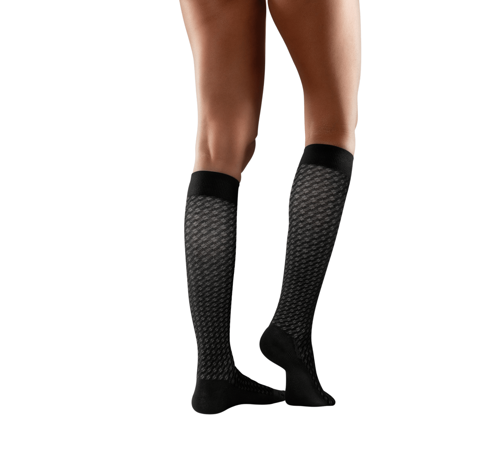 Mabs Cotton Knee Stödstrumpor Black/Grey XL