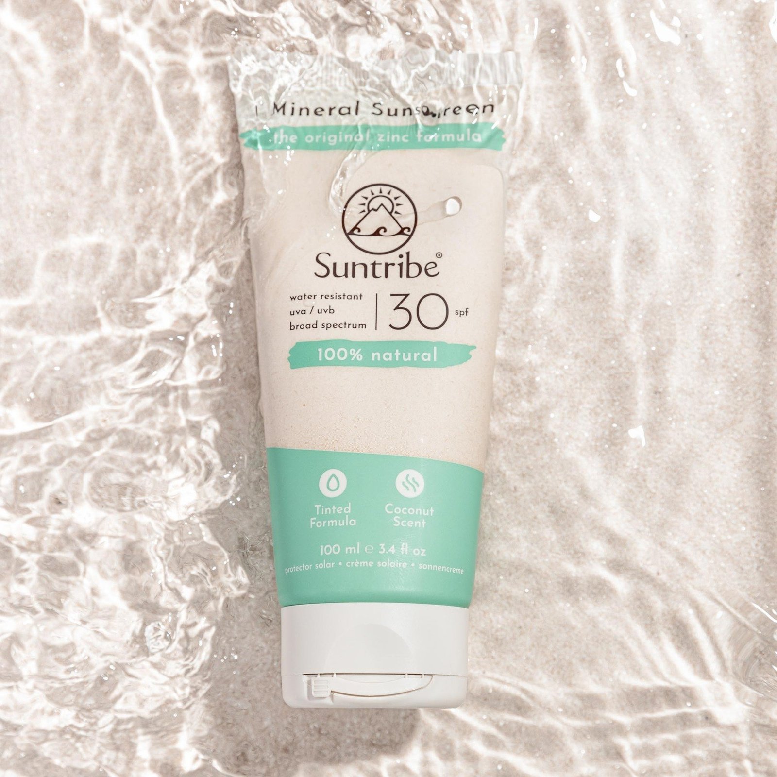 Suntribe All Natural Mineral Body & Face Sunscreen SPF30 100ml