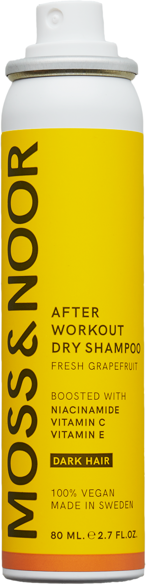 Moss & Noor After Workout Dry Shampoo Dark Hair Pocket Size 80 ml