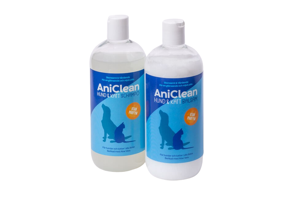 Healthy Pet Scandinavia AniClean Hund & Katt Schampo Oparfymerad 500 ml