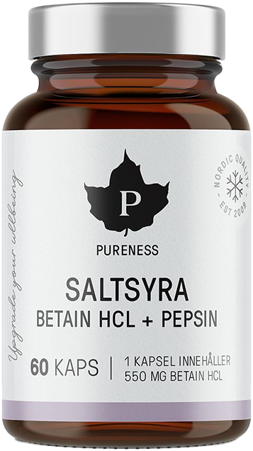 Pureness Beteine HCL Saltsyra 60 st