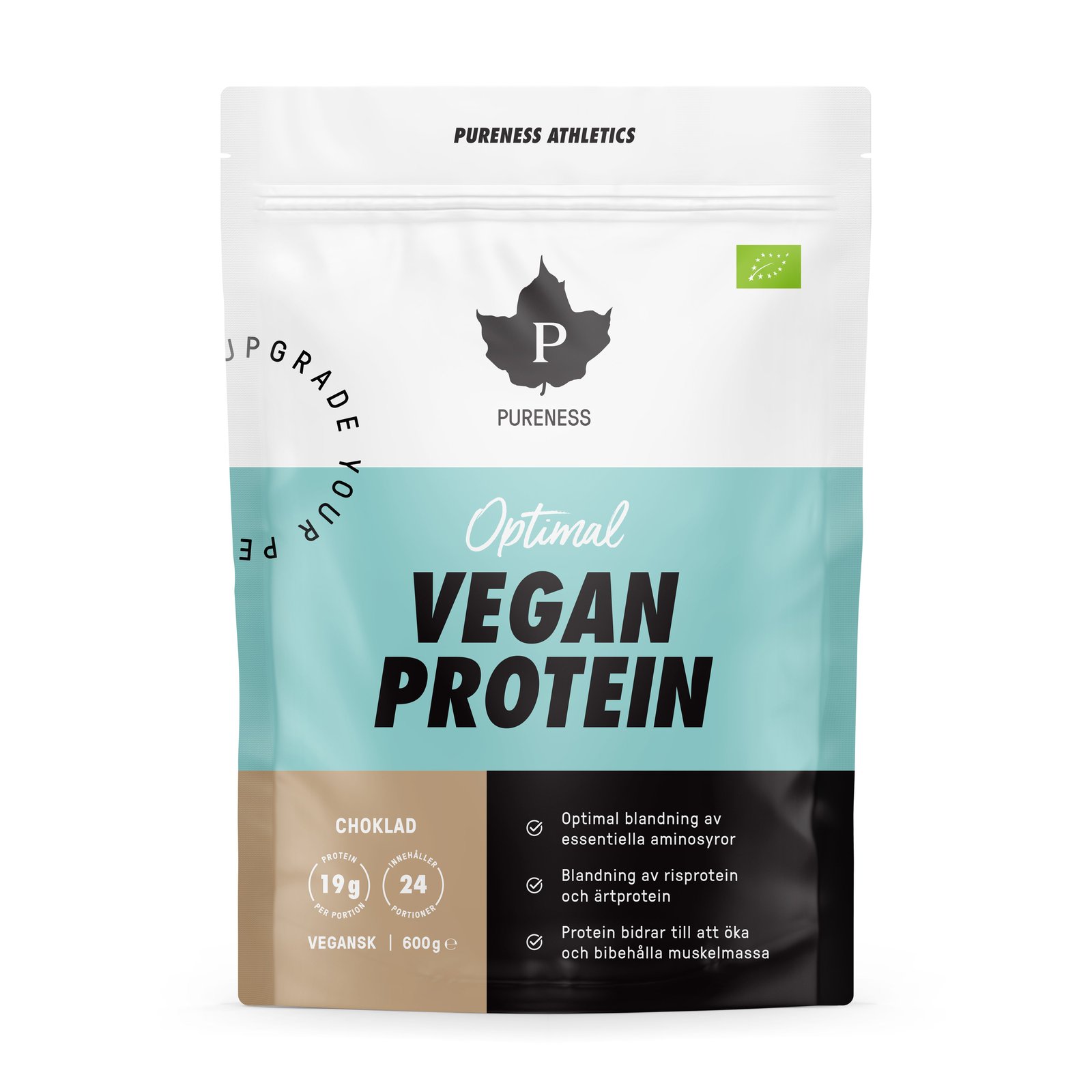 Pureness Athletics Optimal Vegan Protein Choklad 600 g
