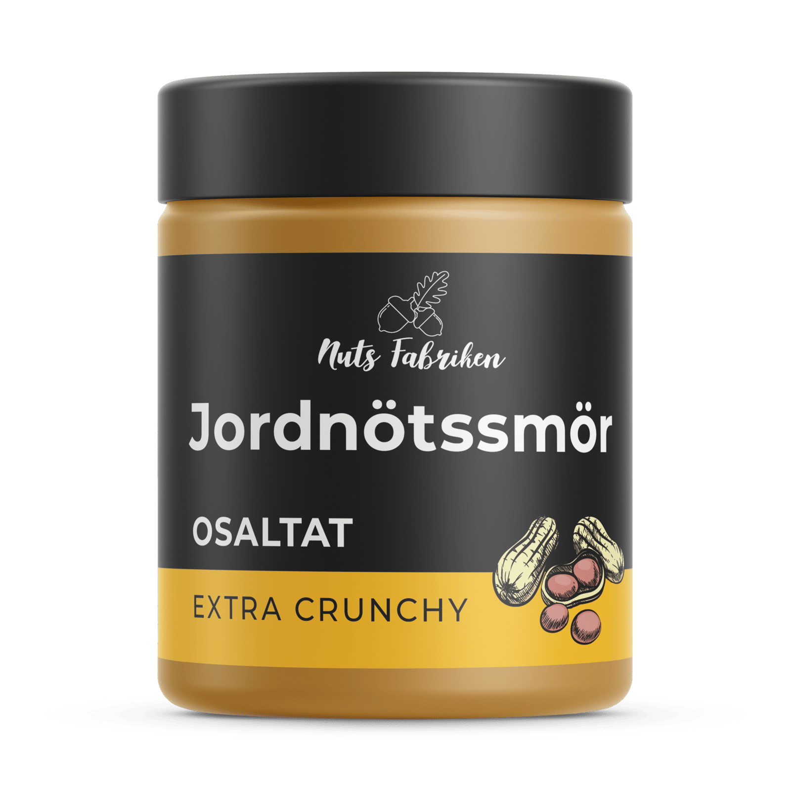 Nuts Fabriken  Jordnötssmör Osaltat Extra Crunchy 1000g