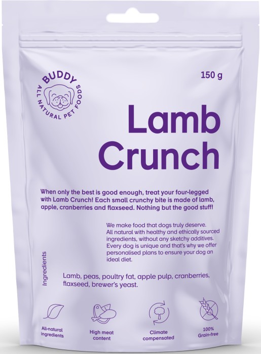 BUDDY Lamb Crunch Hundgodis 150 g