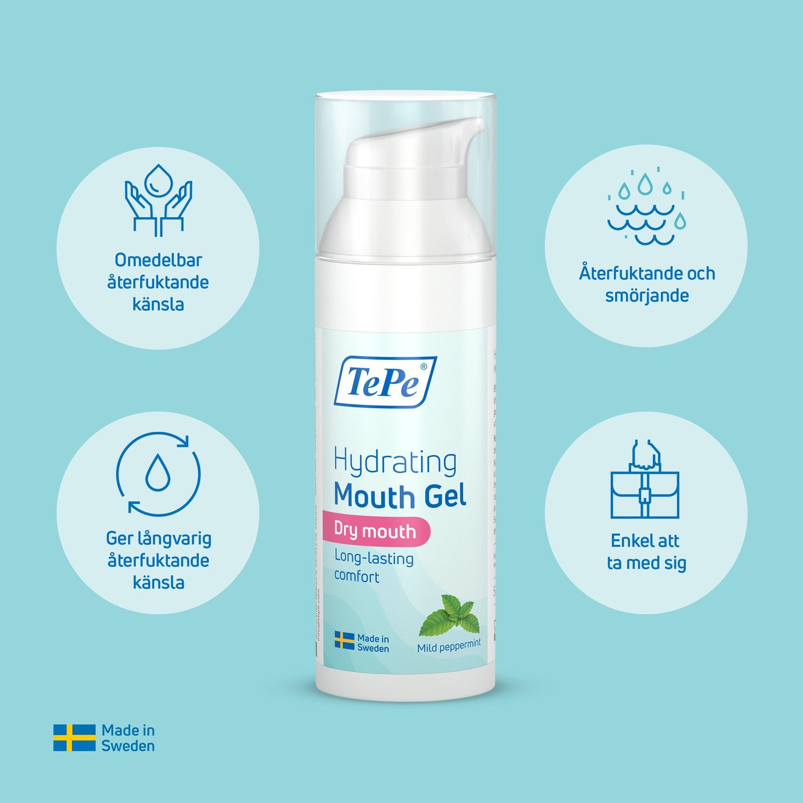 Tepe Hydrating Mouth Gel Mild Peppermint 50 ml