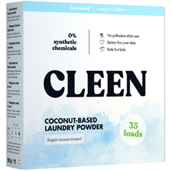 Cleen Kokosbaserat Tvättmedel 35 tvättar