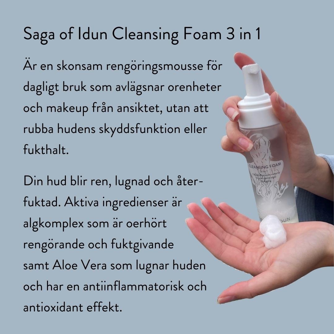 Saga of Idun 3 in 1 Cleansing Foam 200 ml