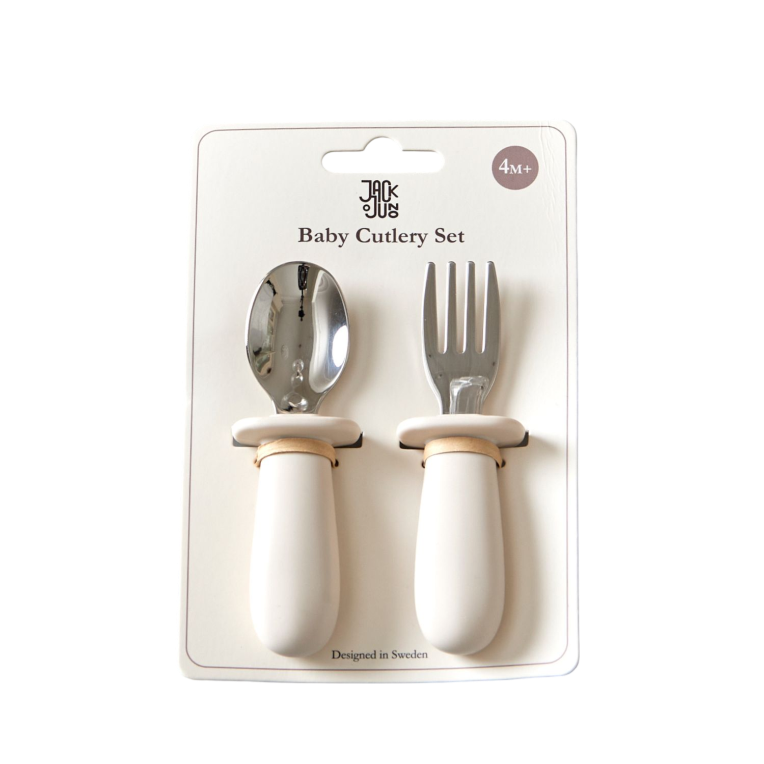 Jack o Juno Baby Cutlery Set Cream 1 par