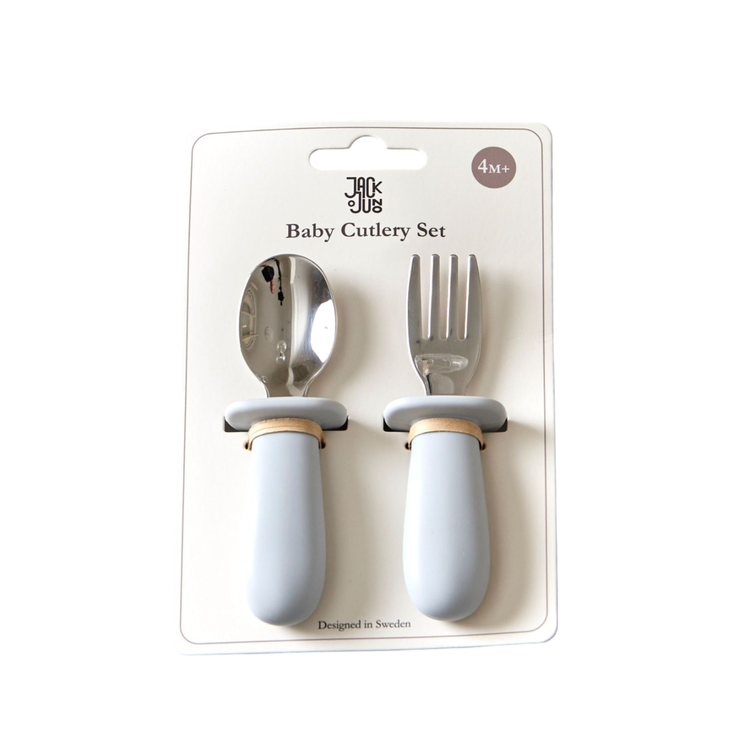 Jack o Juno Baby Cutlery Set Glacier Grey 1 st