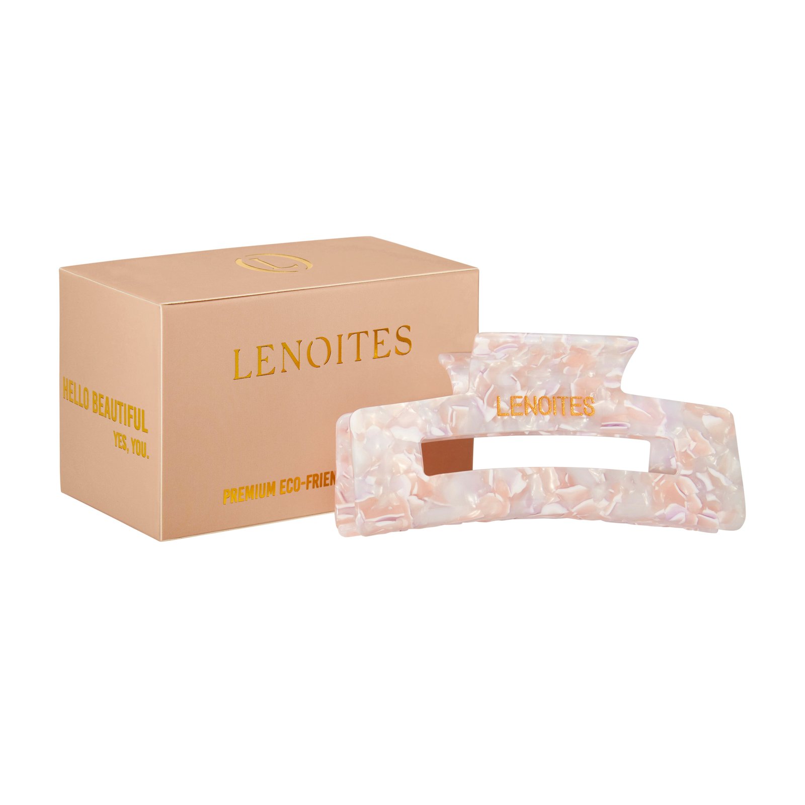 LENOITES Premium Eco-Friendly Hair Claw Dusty Lavendel 1 st
