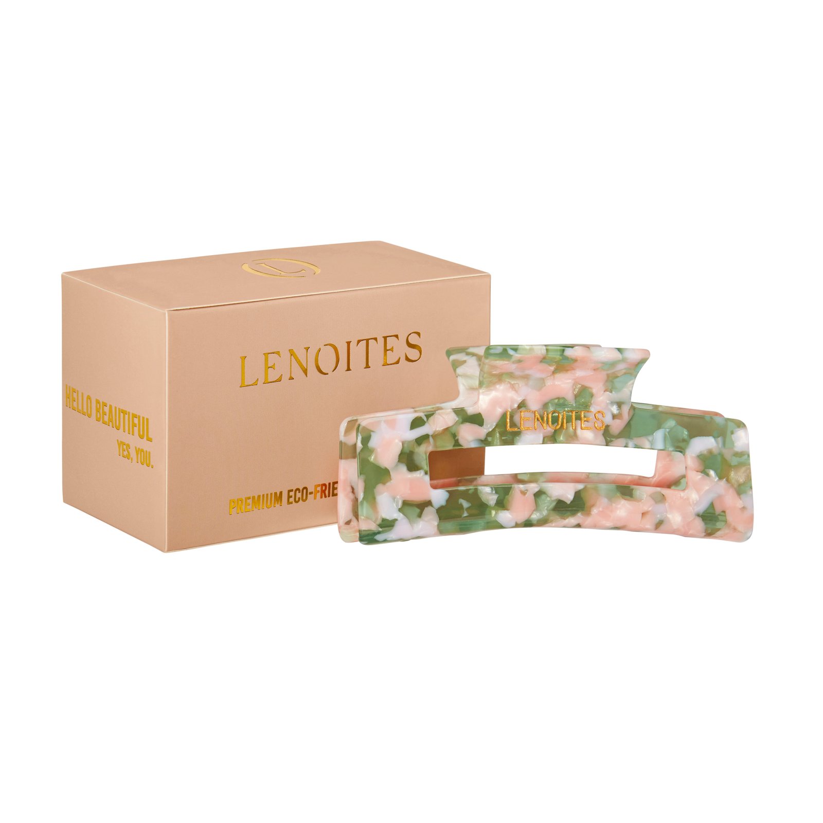 LENOITES Premium Eco-Friendly Hair Claw Blossom 1 st