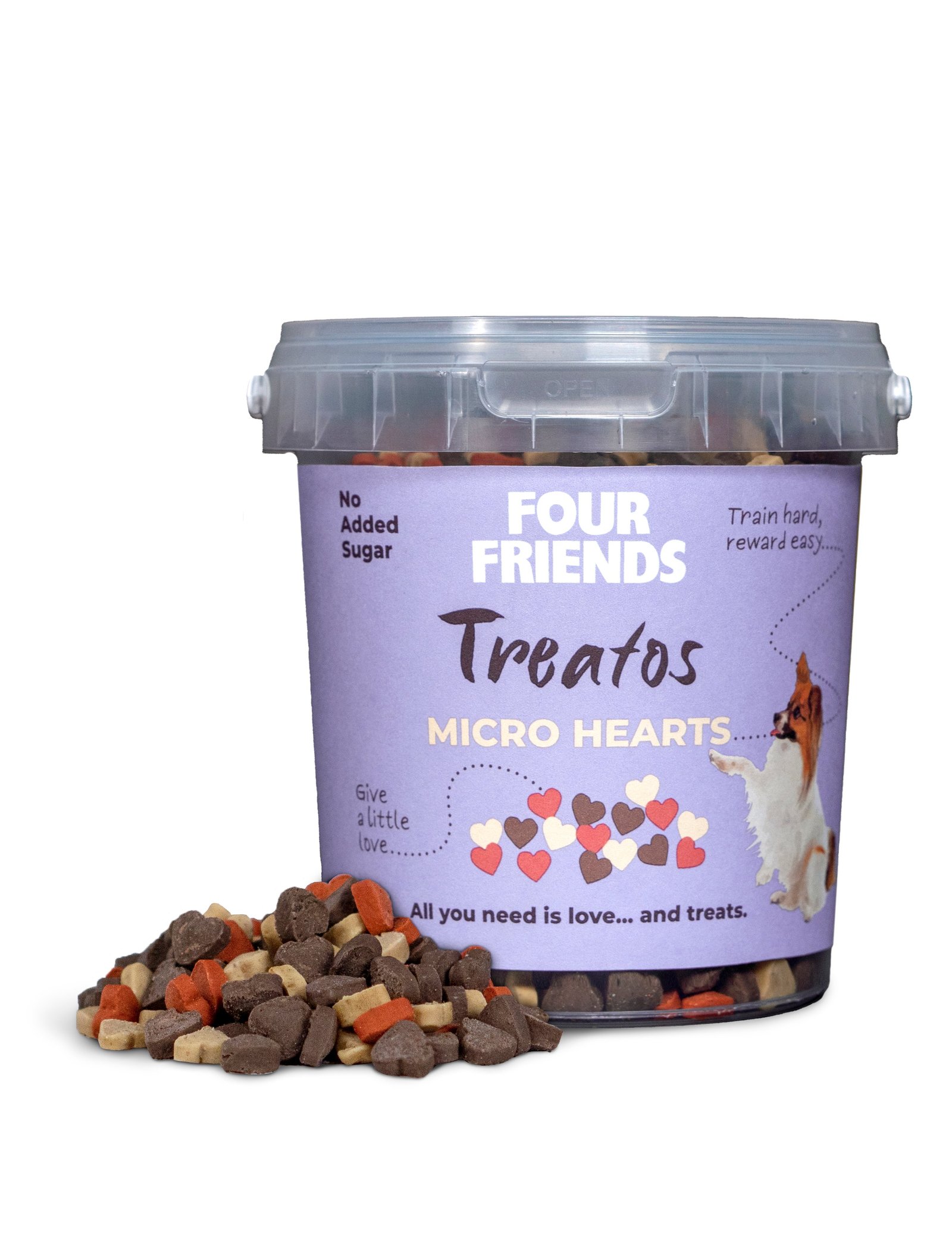 FourFriends Treatos Micro Hearts 500 g