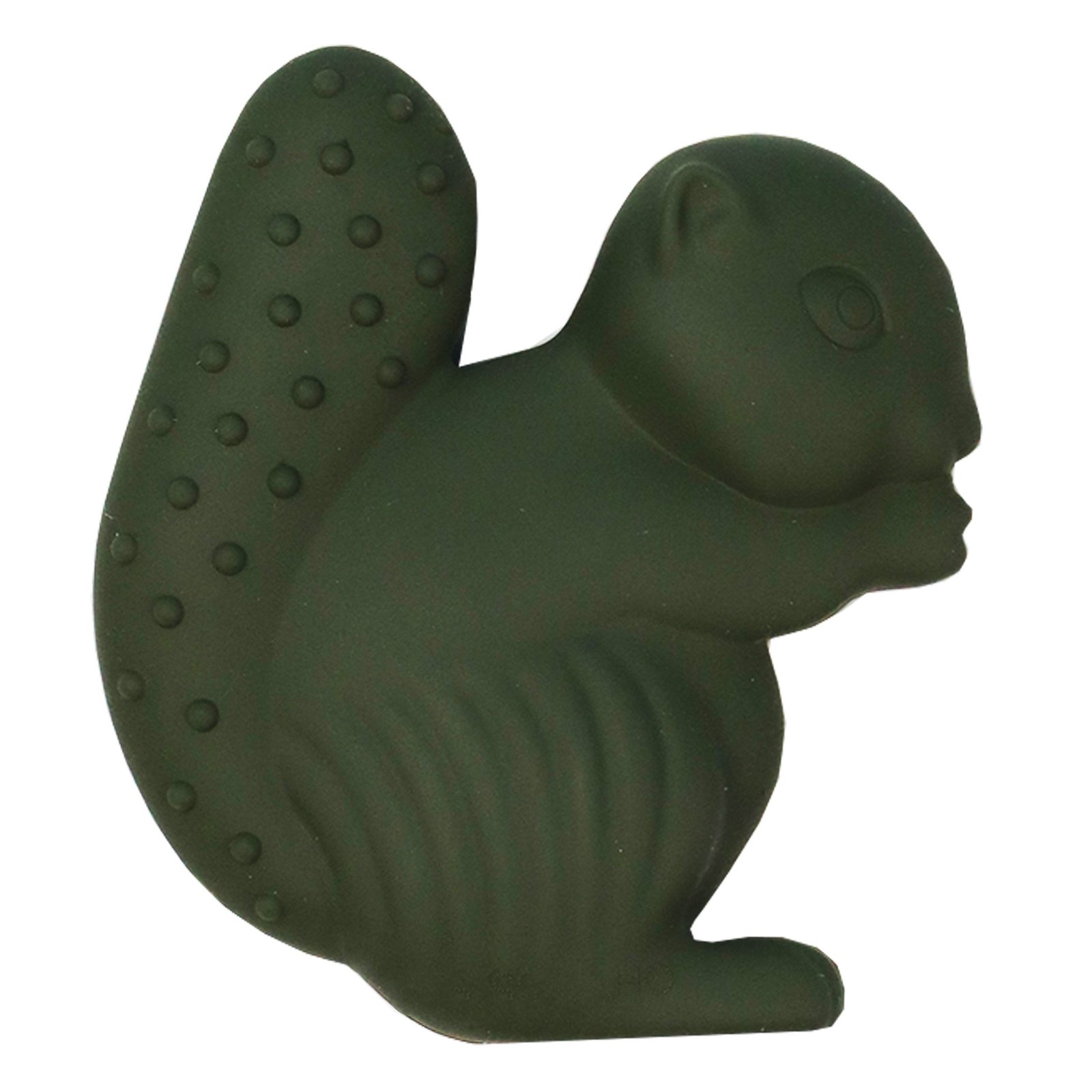 Oh, Poppy! Hazel The Squirrel Silicone Teether Forest Green 1 st