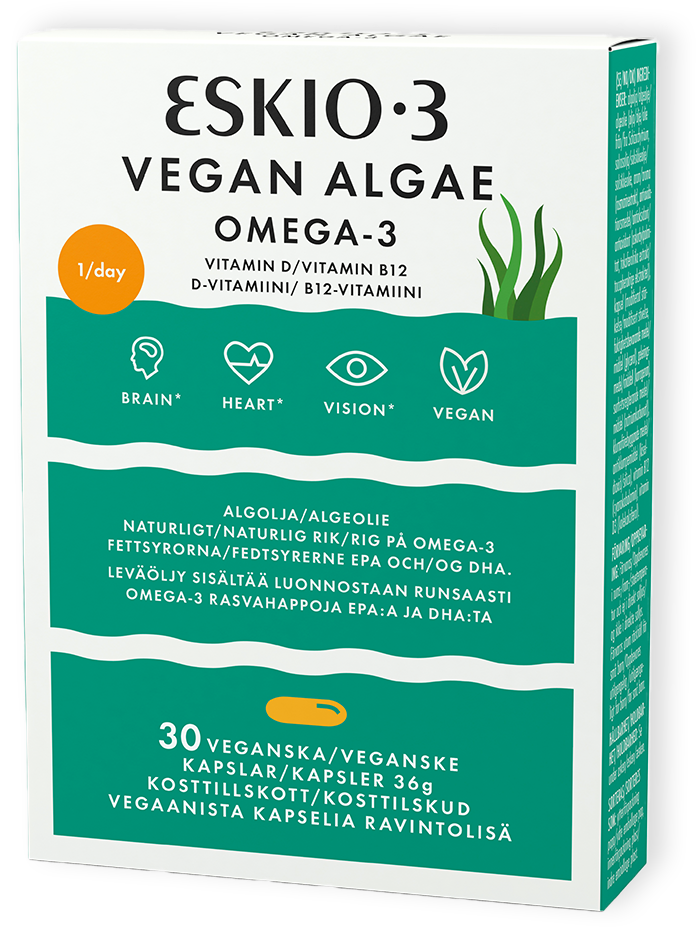 Eskio-3 Vegan Algae 30 kapslar