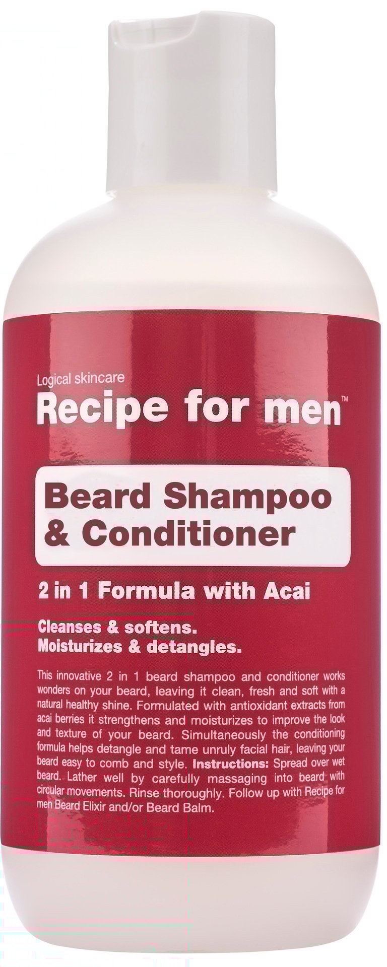 Recipe for men Beard Shampoo & Conditioner 250 ml