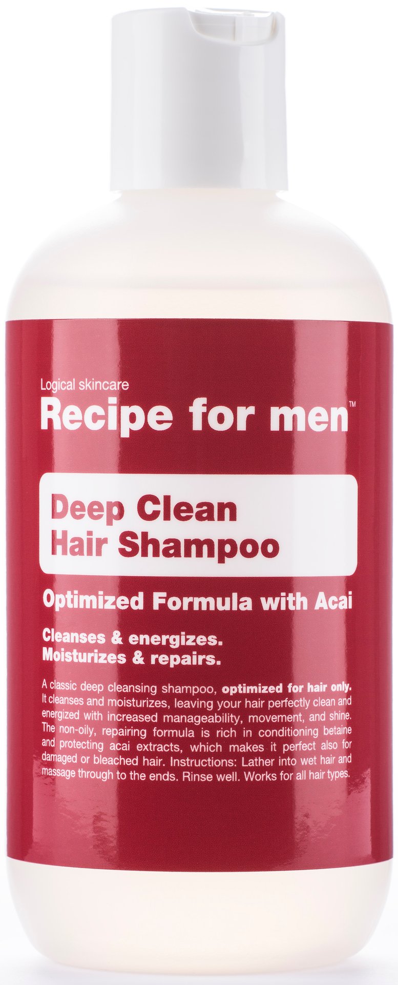 Recipe for men Deep Cleansing shampoo 250 ml