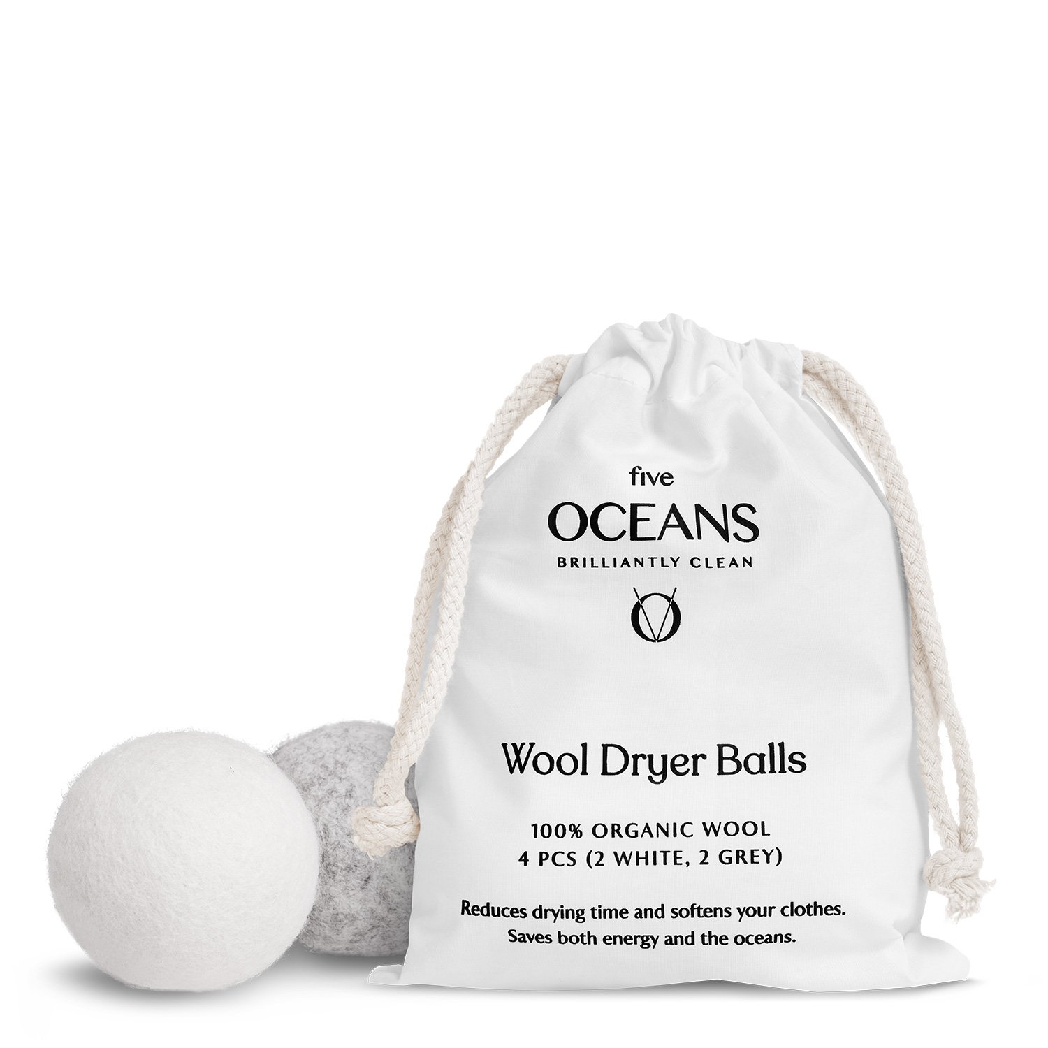 Five Oceans Wool Dryer Bolls 4 st