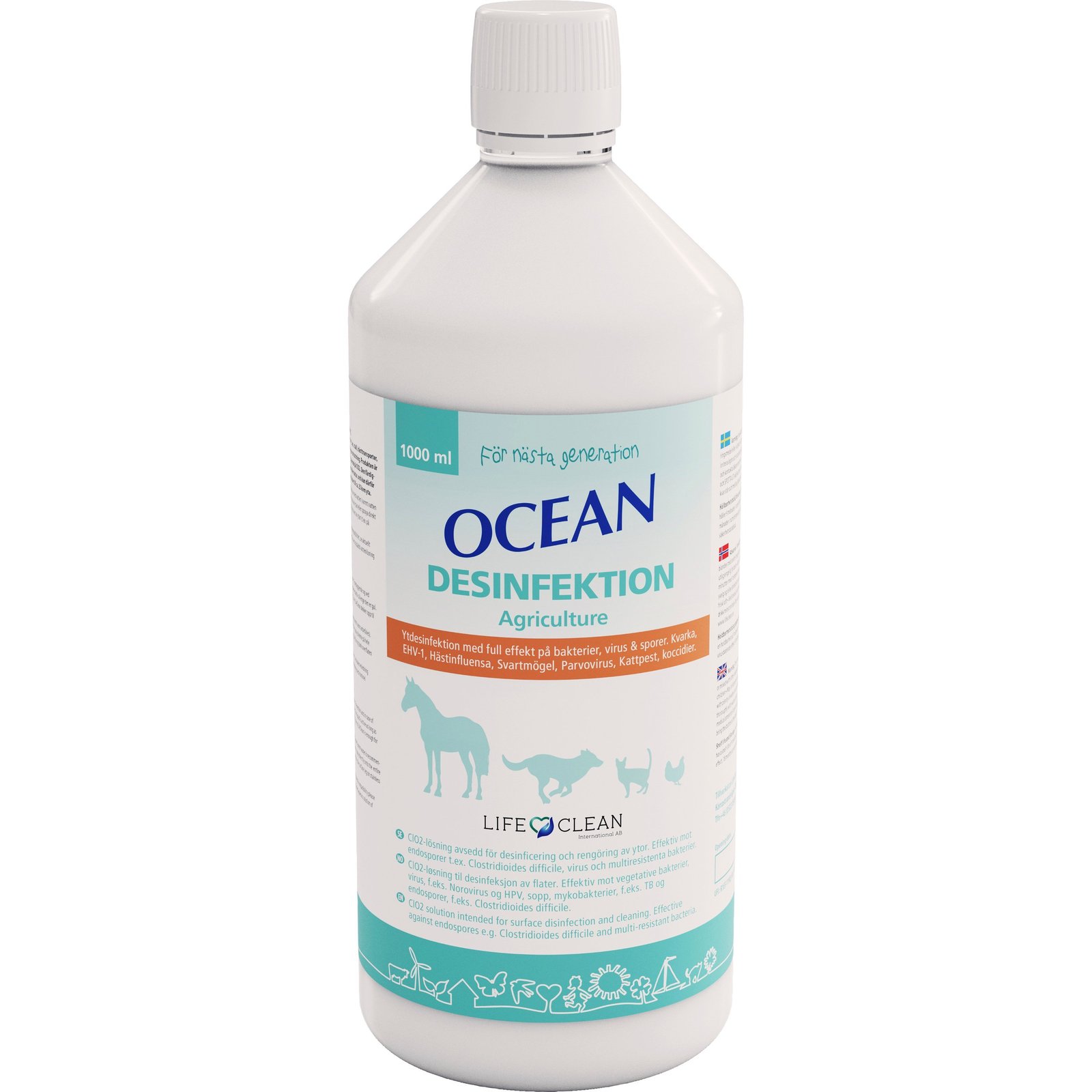 OCEAN Lifeclean Desinfektion +  1000 ml