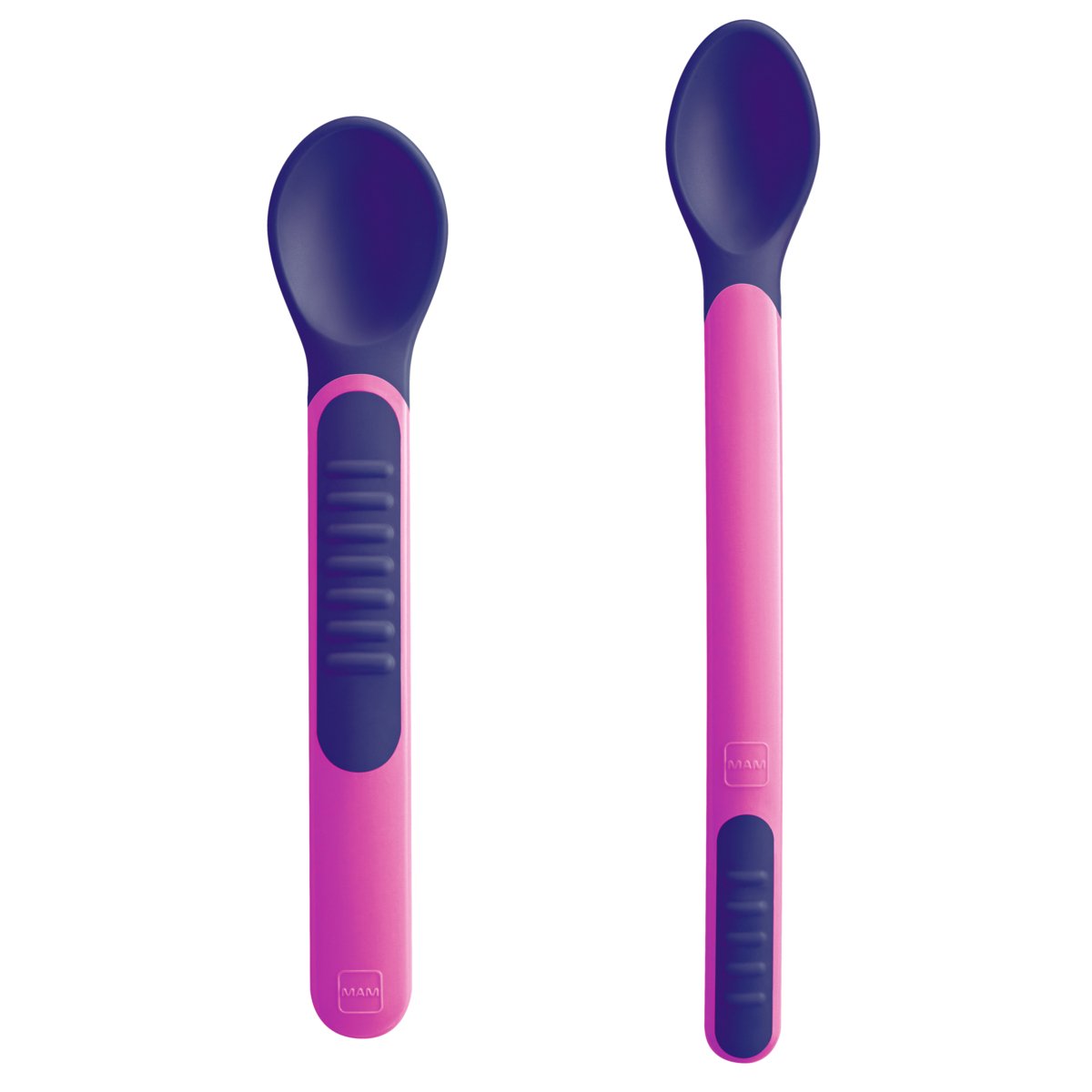 MAM Heat Sensitive Spoons & Cover +6 Månader 2 st - Olika färger