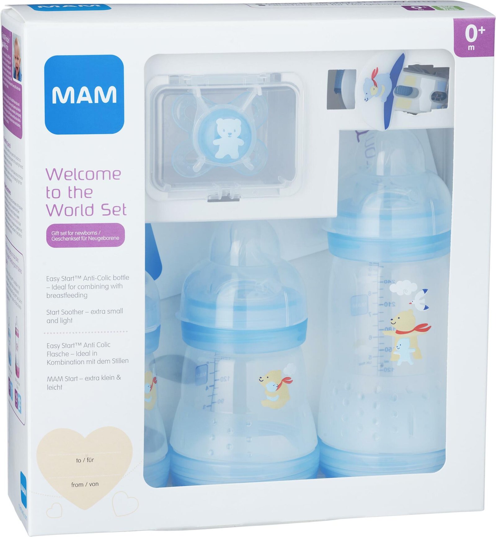 MAM Welcome to the World Gift Set Blue