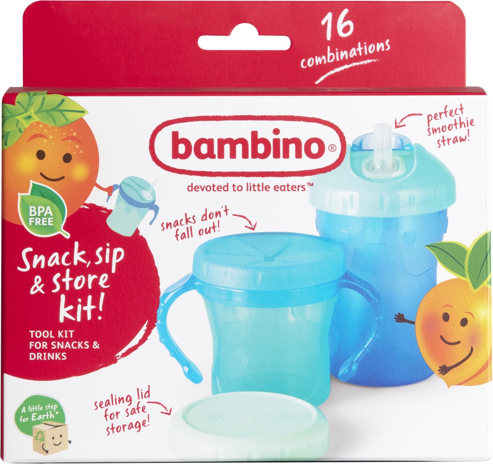 Bambino Snack, sip & store kit!