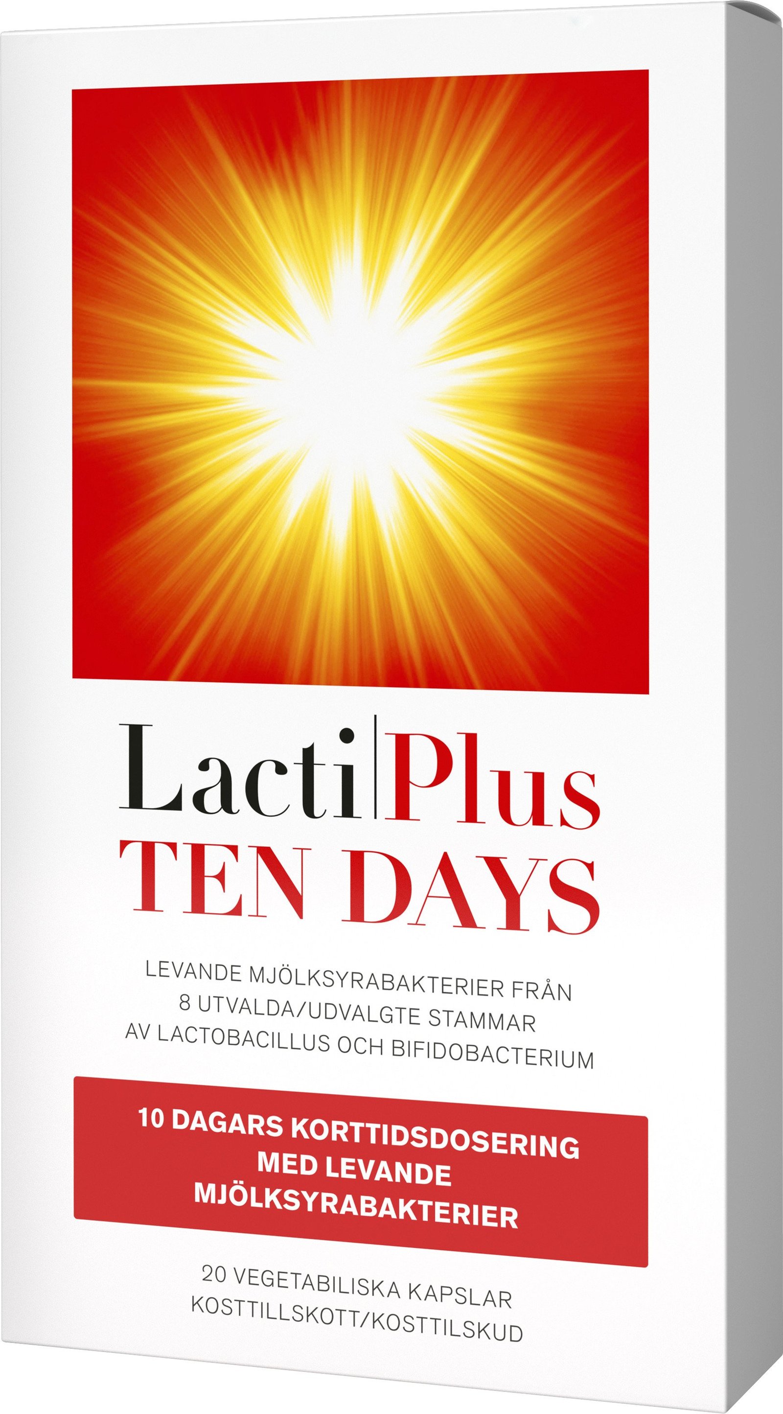 LactiPlus Ten Days Mjölksyrabakterier 20 st
