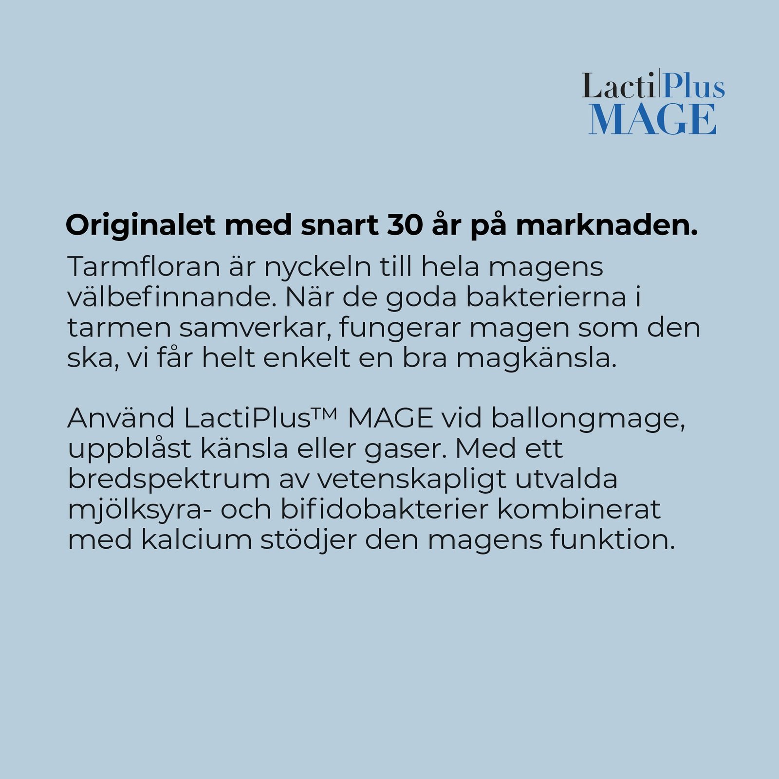 LactiPlus Mage 30 kapslar