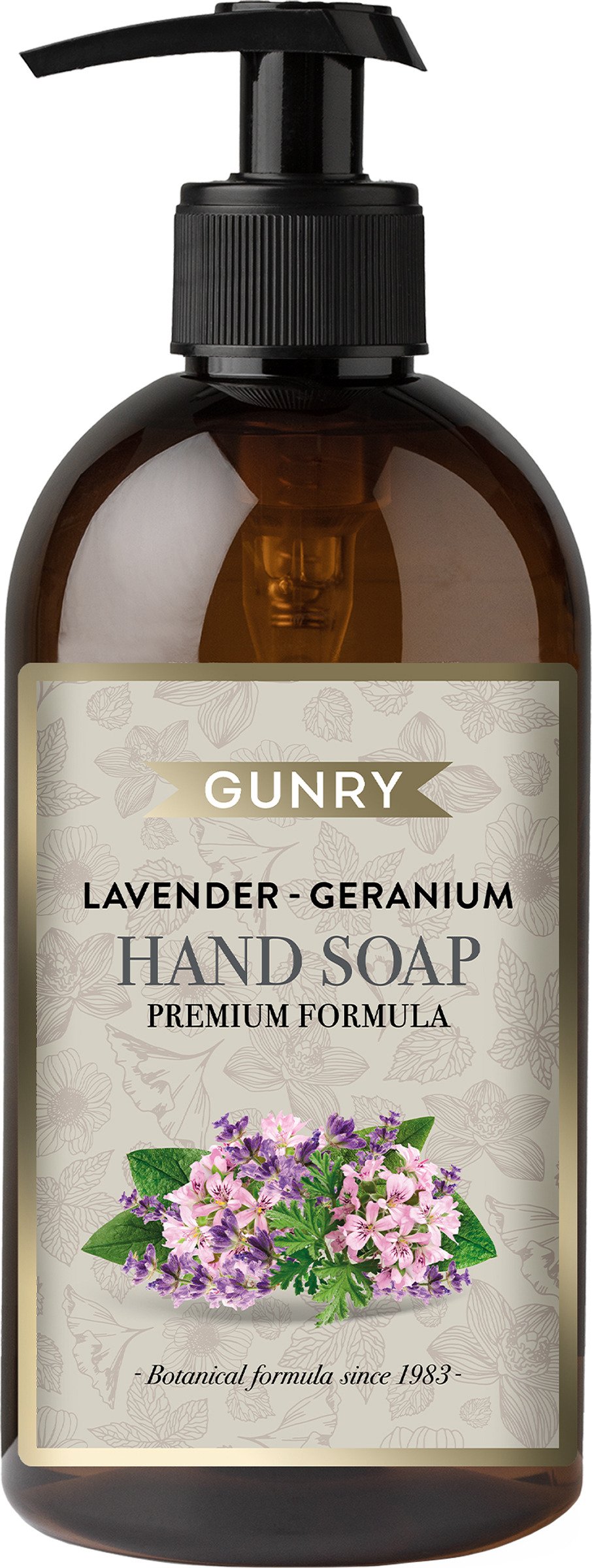 Gunry Hand Soap Lavendel & Geranium 500 ml