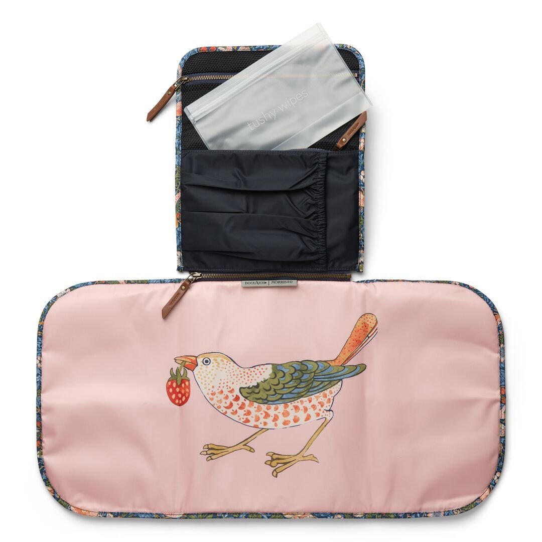 DockATot Clutch Changer Strawberry Thief