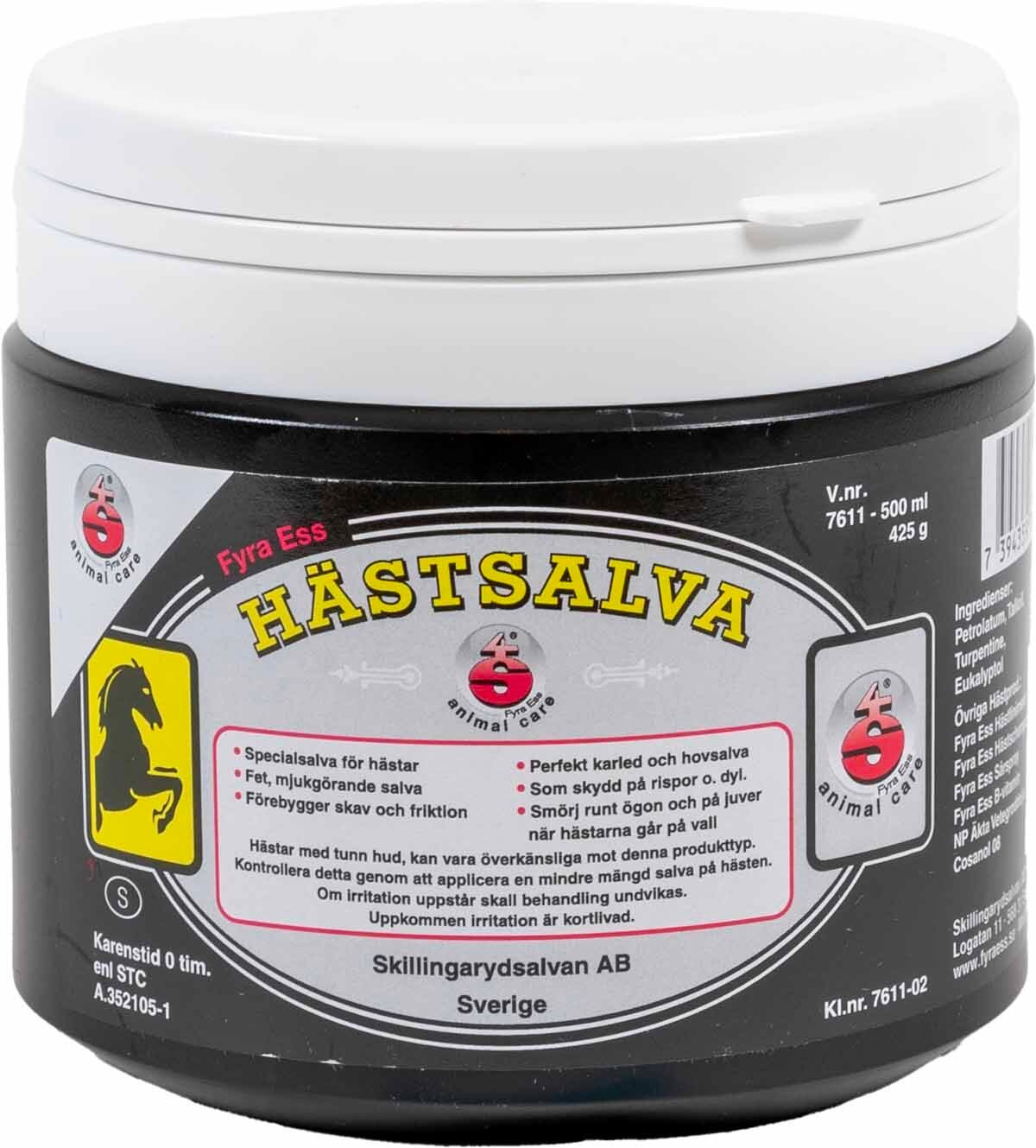 Fyra Ess Hästsalva 500 ml