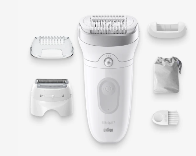 Braun Silk-épil 7 7-041 Epilator Vit/Silver