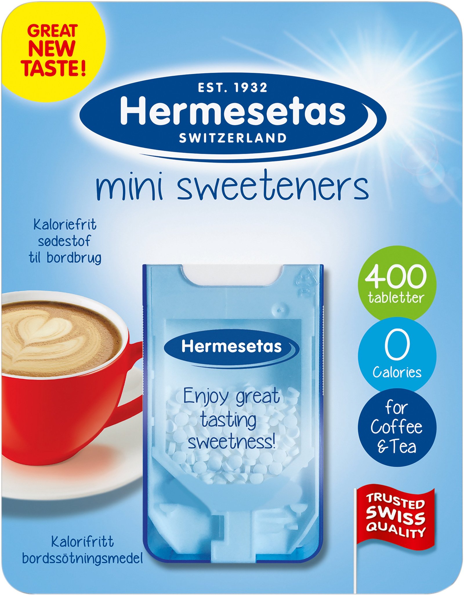 Hermesetas Mini Sweeteners 400 tabletter