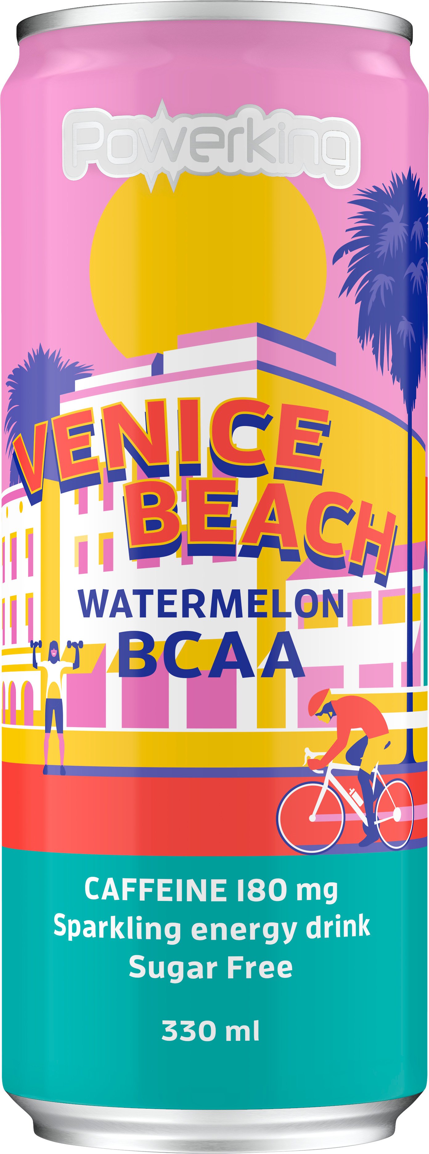 Powerking Venice Beach Watermelon BCAA dryck 330 ml
