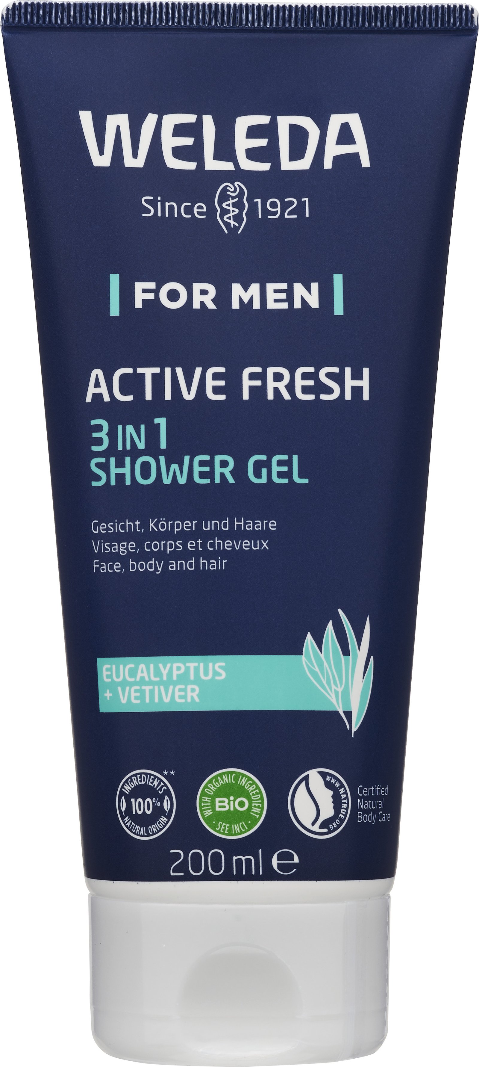 Weleda For Men Active Fresh 3in1 Shower Gel 200 ml