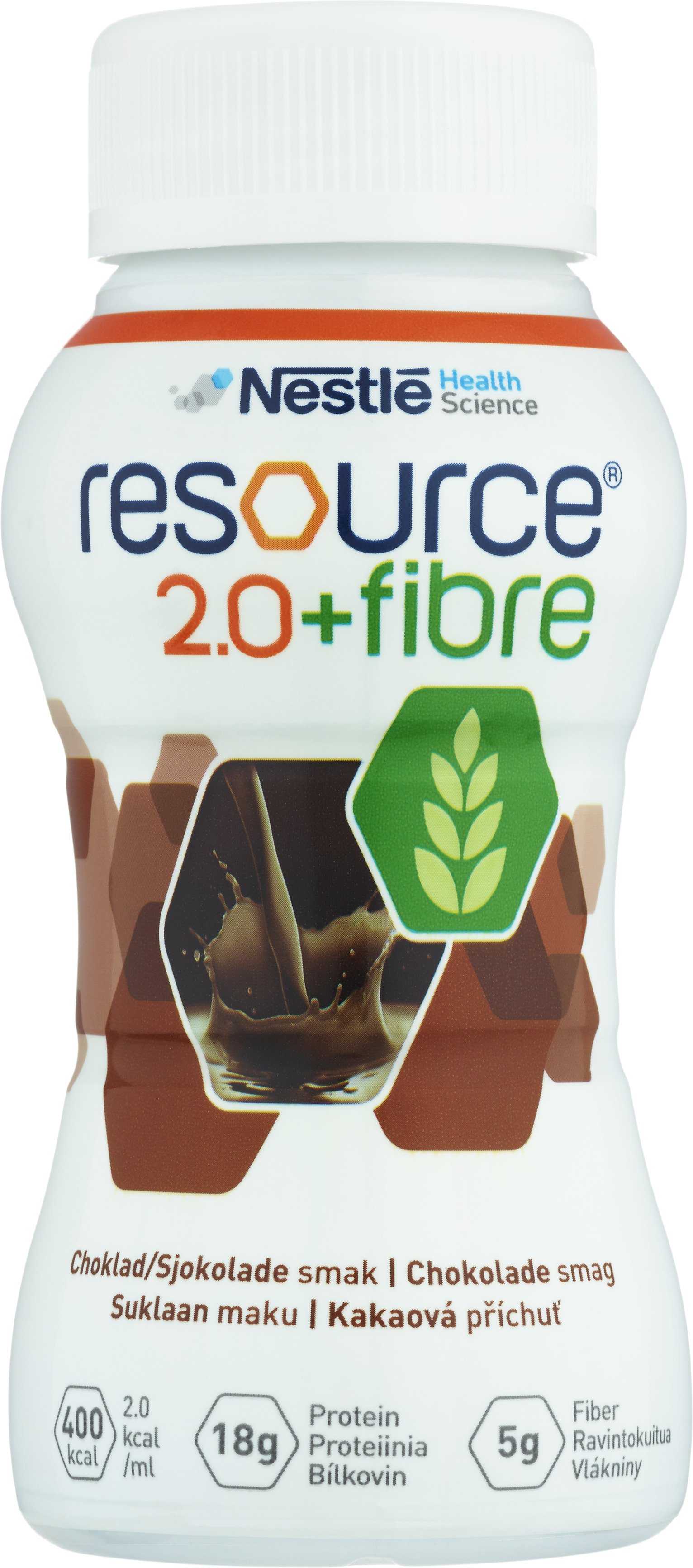 Nestlé Resource 2.0 Fibre Choklad 4 x 200 ml