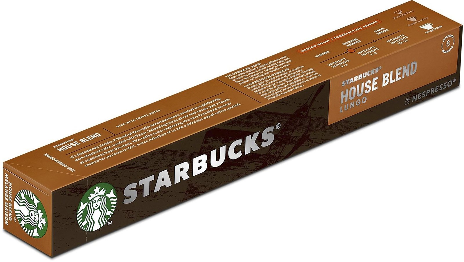 STARBUCKS Starbucks by Nespresso House Blend 10 st