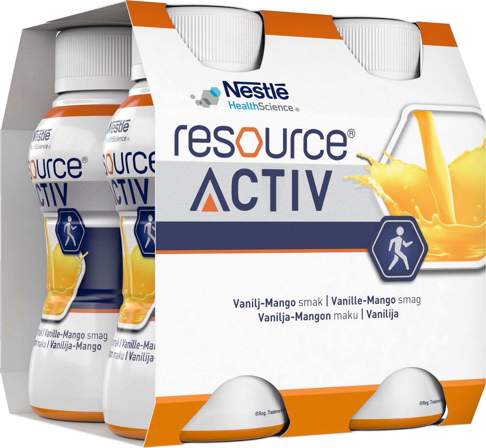 Nestlé Resource Activ Vanilj-Mango 4 x 200 ml