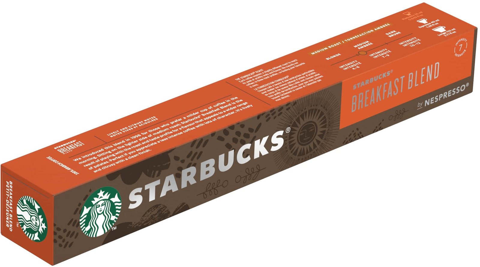 STARBUCKS Starbucks by Nespresso Breakfast Blend kaffekapslar 10 st