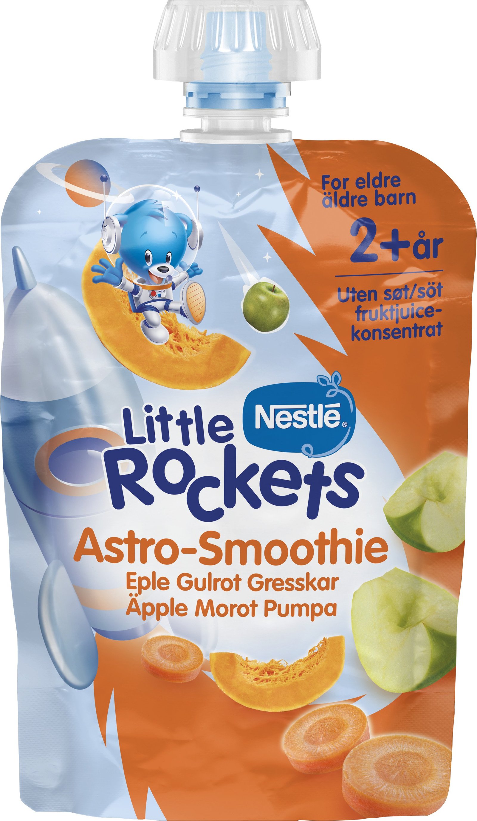 Nestlé Little Rockets Astro-Smoothie Äpple Morot & Pumpa 150 g
