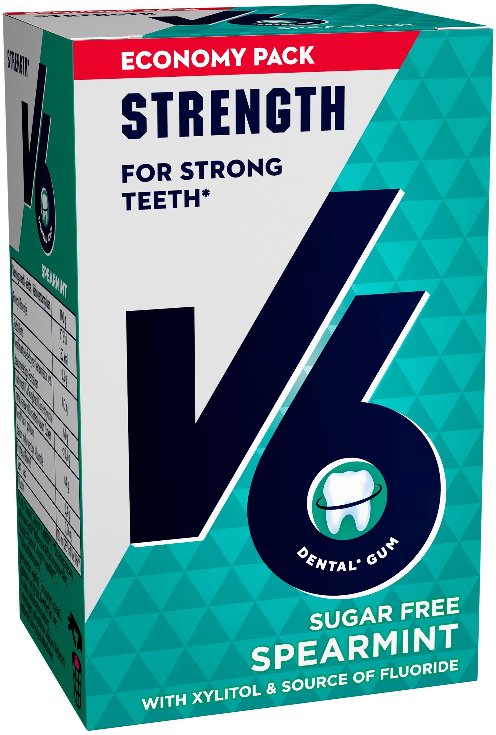 V6 Strong Teeth Fluor Spearmint 70 g