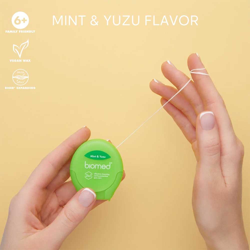 Biomed Mint & Yuzu Tandtråd 50m 1 st