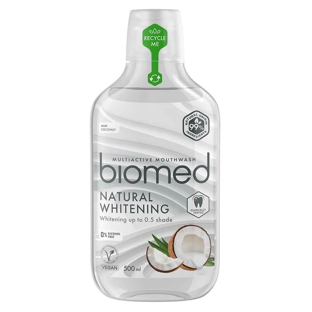 Biomed Natural Whitening Munskölj 500 ml