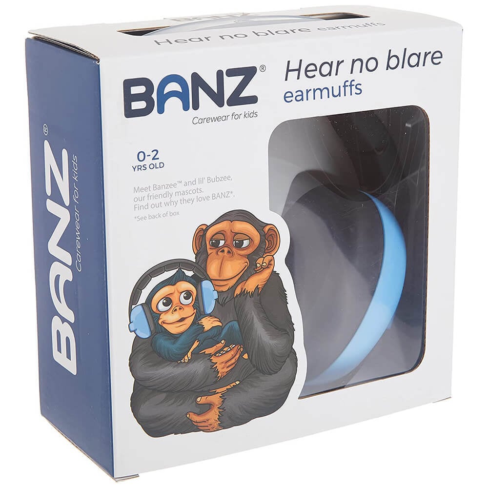 BANZ Hörselskydd Baby Sky Blue 0-3 år