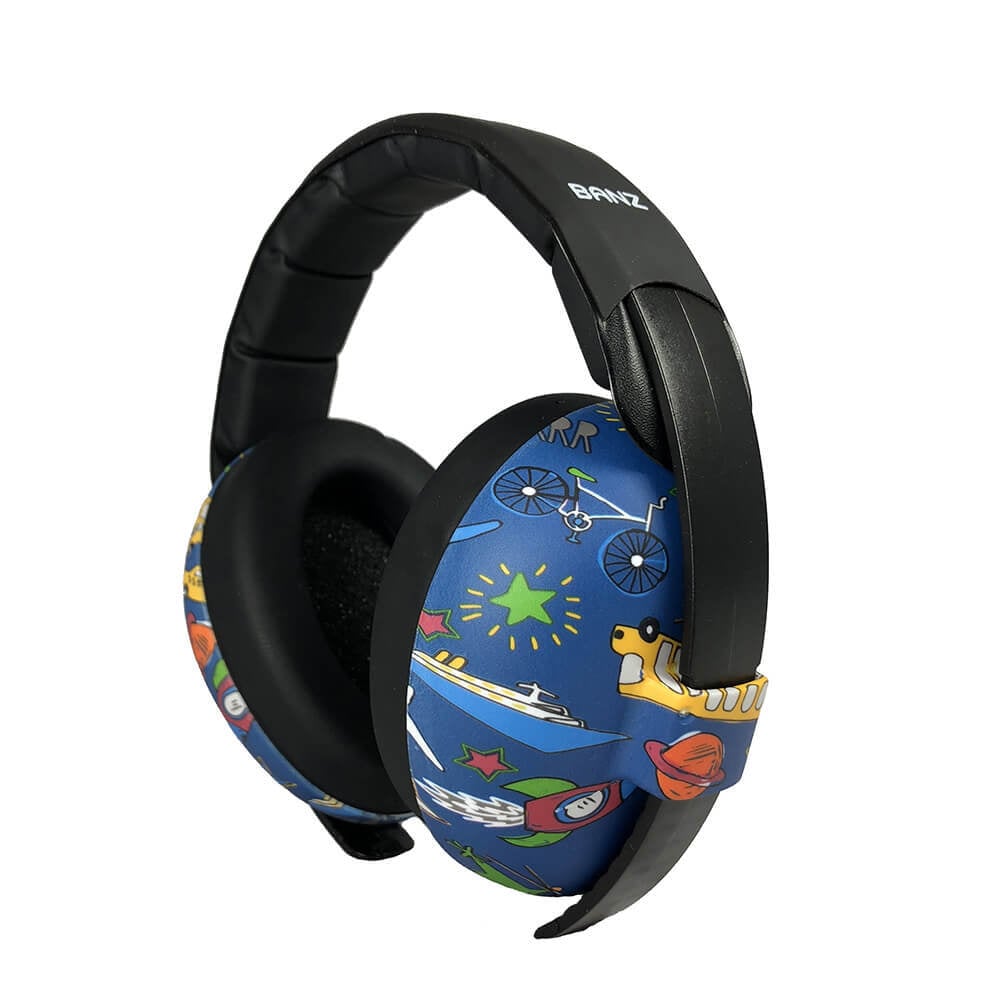 BANZ Hörselskydd Baby Transport Blue 0-3 år