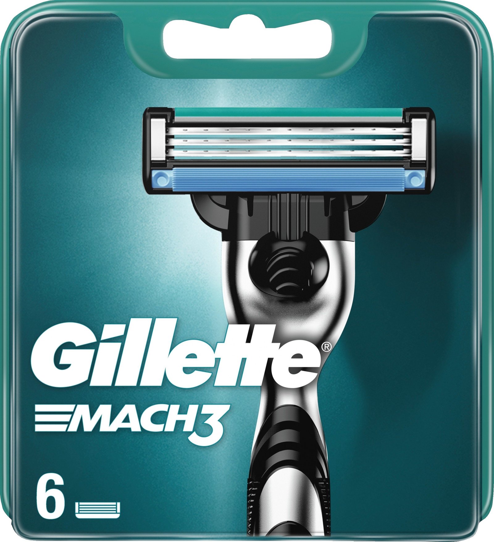 Gillette Mach3 Rakblad 6 st