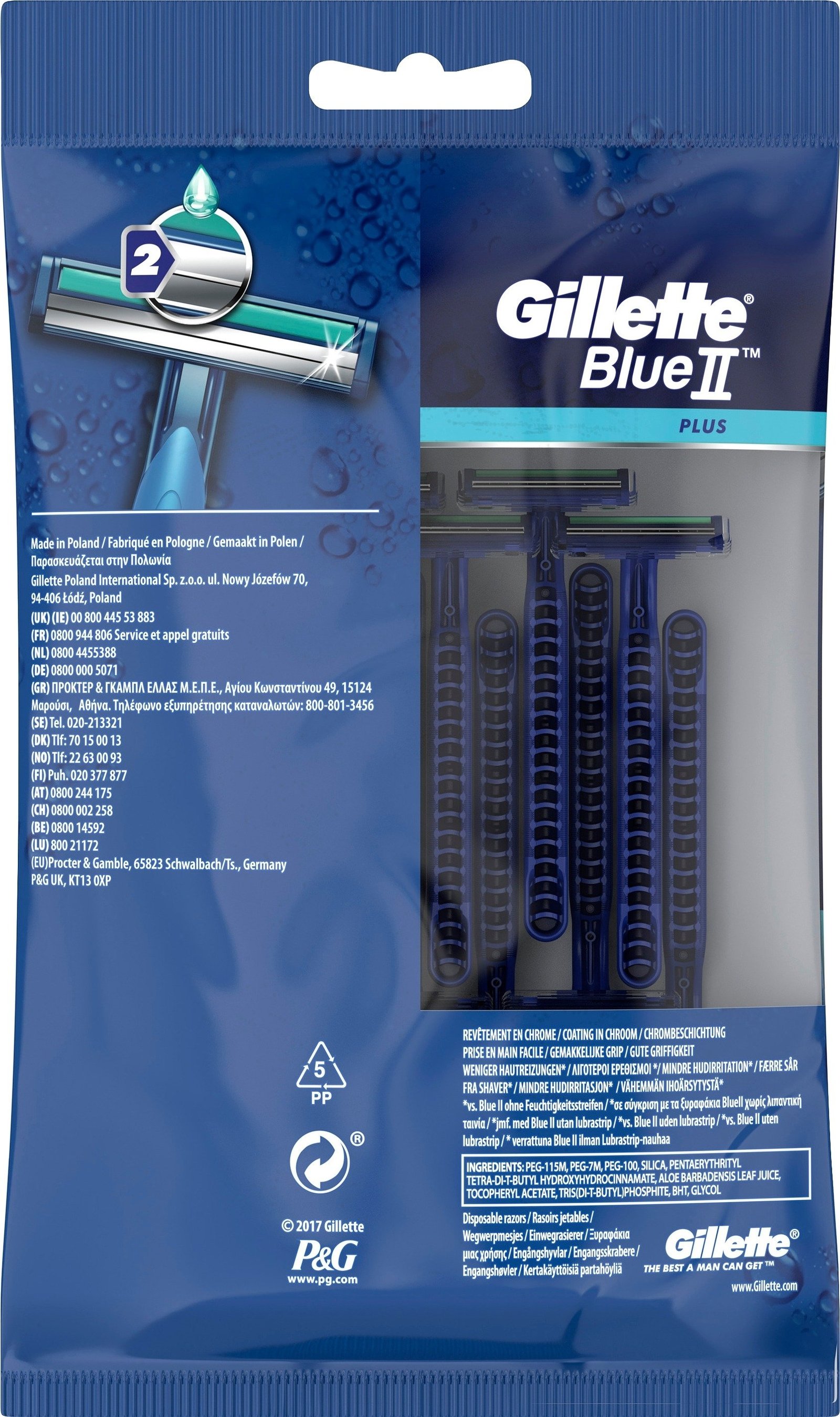 Gillette Fixed Plus Engångsrakhyvlar 15 st